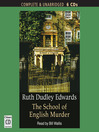 The School of English Murders (MP3): Robert Amiss Series, Book 3